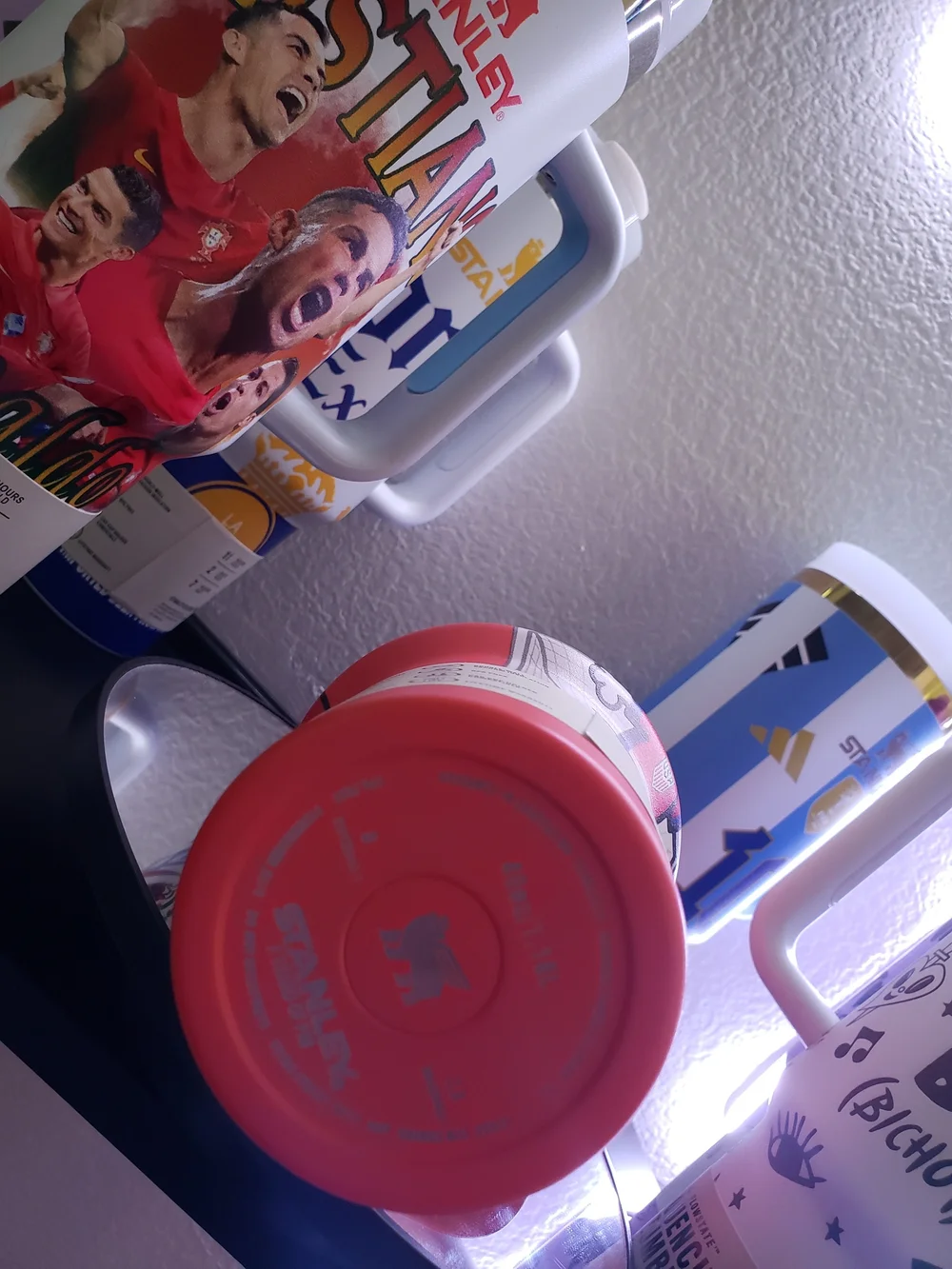 World Cup 2026 Snoopy Red Insulated Travel Mug with Handle